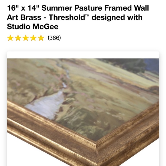 16" × 14" Summer Pasture Framed Wall
Art Brass - Threshold
Studio McGee - Picture 5 of 6